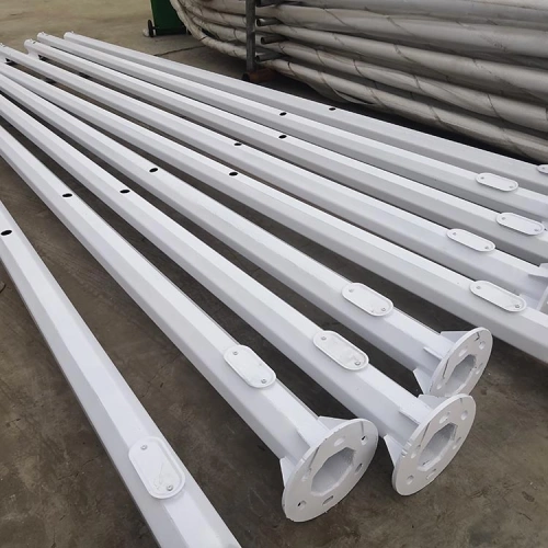 Galvanised street online light pole